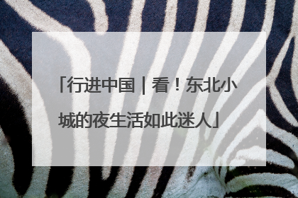 行进中国｜看！东北小城的夜生活如此迷人