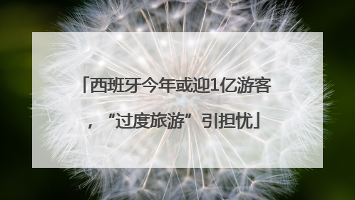 西班牙今年或迎1亿游客，“过度旅游”引担忧