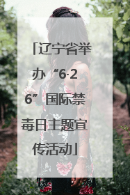 辽宁省举办“6·26”国际禁毒日主题宣传活动