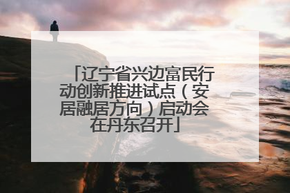 辽宁省兴边富民行动创新推进试点（安居融居方向）启动会在丹东召开