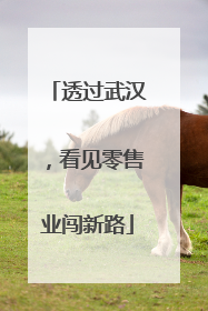 透过武汉，看见零售业闯新路
