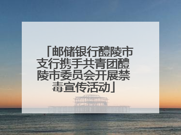 邮储银行醴陵市支行携手共青团醴陵市委员会开展禁毒宣传活动