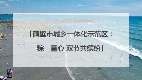 鹤壁市城乡一体化示范区：一粽一童心 双节共缤纷