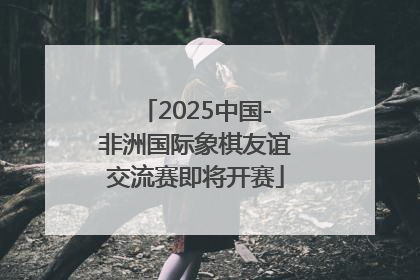2025中国-非洲国际象棋友谊交流赛即将开赛