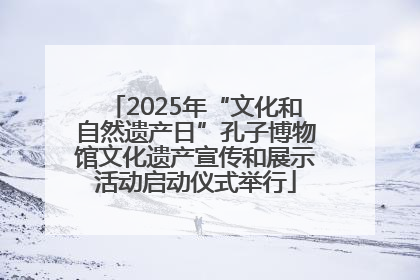 2025年“文化和自然遗产日”孔子博物馆文化遗产宣传和展示活动启动仪式举行