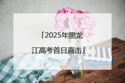 2025年黑龙江高考首日直击